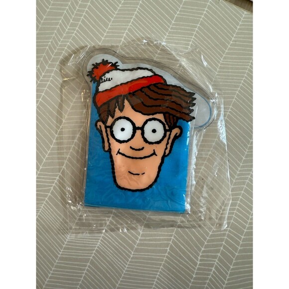 Plastic vintage 1991 Where’s Waldo ? Bifold Pictures Wallet Sealed - Picture 1 of 4